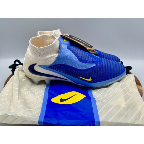 NIKE Phantom 6 High Elite Fg LV8 Racer Blue Fear HQ2328-400 NEW Tags & Bag Sz 6 main image 7